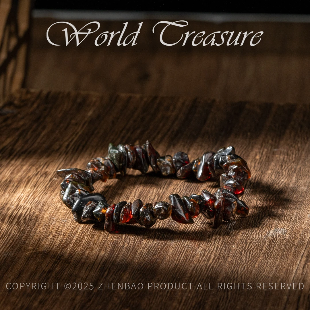 【韵洁珠宝】抚顺干白花随型手串/Z106/多样性发一件