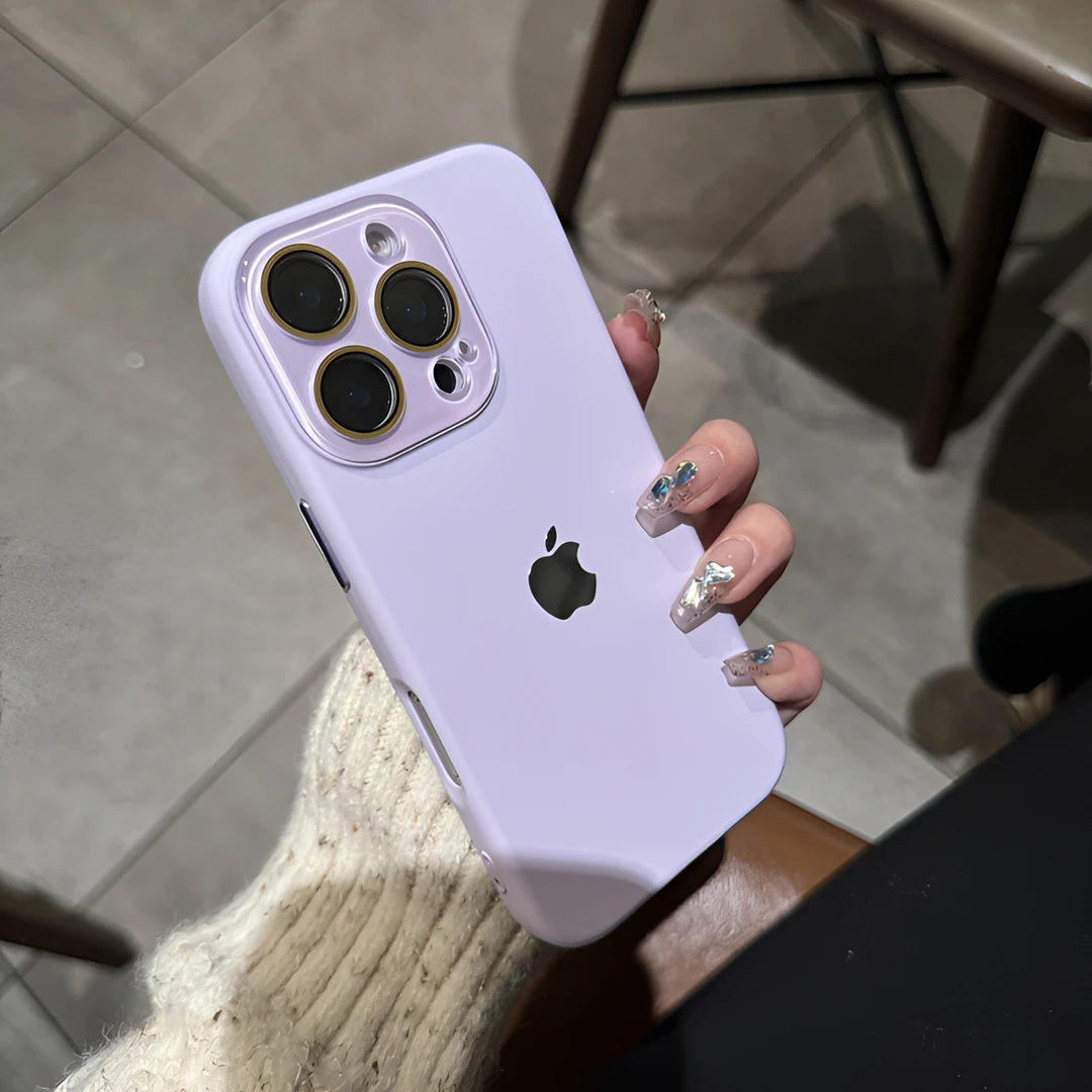 高级感水晶镜头膜适用苹果16promax手机壳iPhone15/14肤感13p软壳