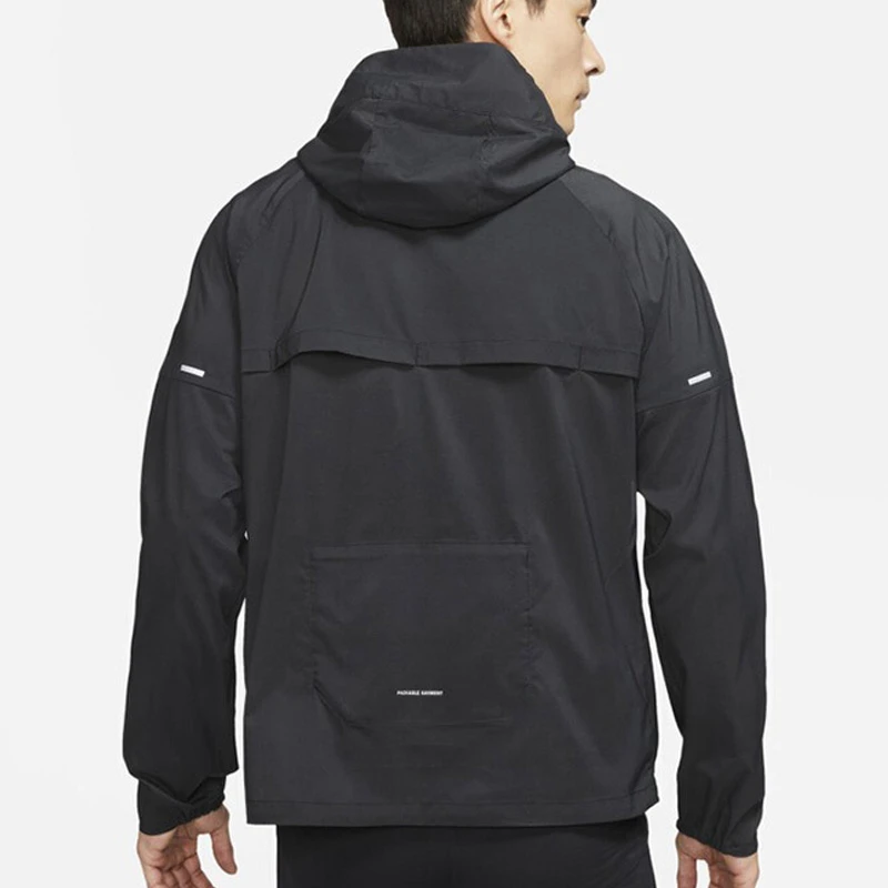 Nike耐克男士反光跑步外套2025夏季新款梭织皮肤衣休闲夹克CZ9071