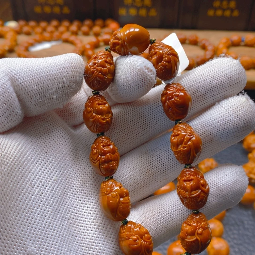 手串/手链橄榄核一青老师1.25水晶核，十小财神