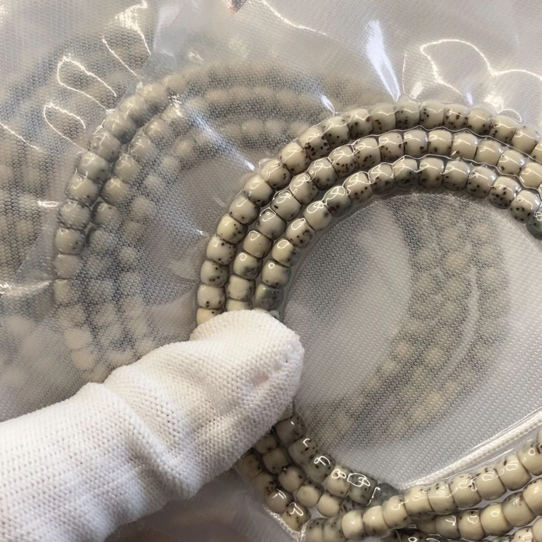 星月菩提吊坠石玉河豚长串5
