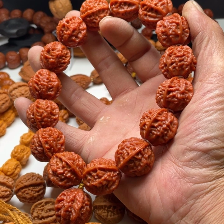 文玩核桃手串小核桃小手持至尊龙脊