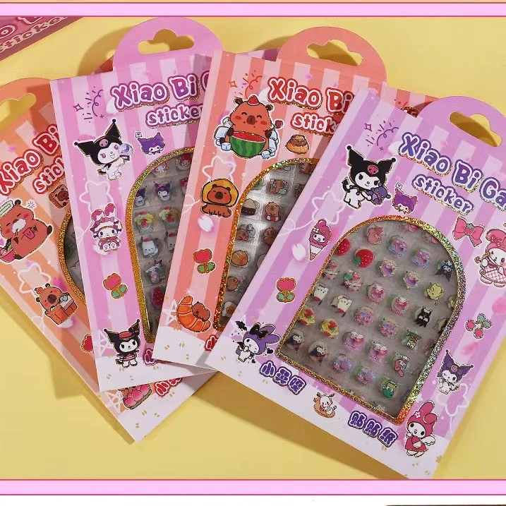 卡皮三丽欧系列小鼻嘎贴纸儿童装扮贴指甲贴文具本册