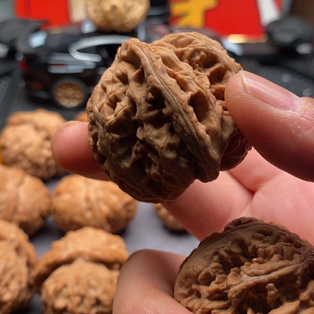 我***枪文玩核桃精品对粗筋全品42