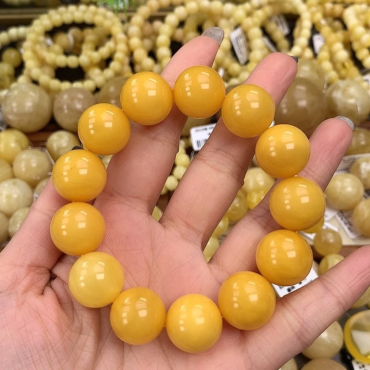 蜜蜡未镶嵌珠宝奇石17+单圈
