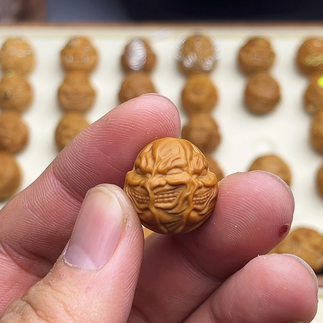 猴头核桃吊坠小撕裂17