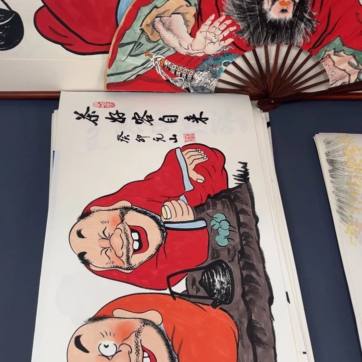 国画纯手绘禅意图作品