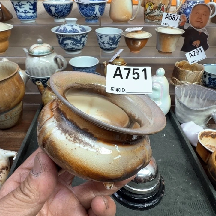 摆件?****?751景德镇手工柴烧香炉