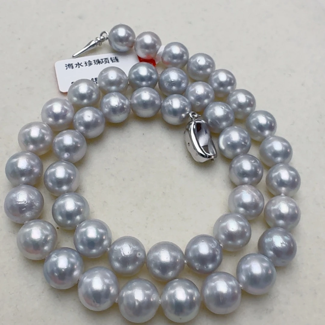 颈饰海水珍珠银S925镶嵌@@xx866