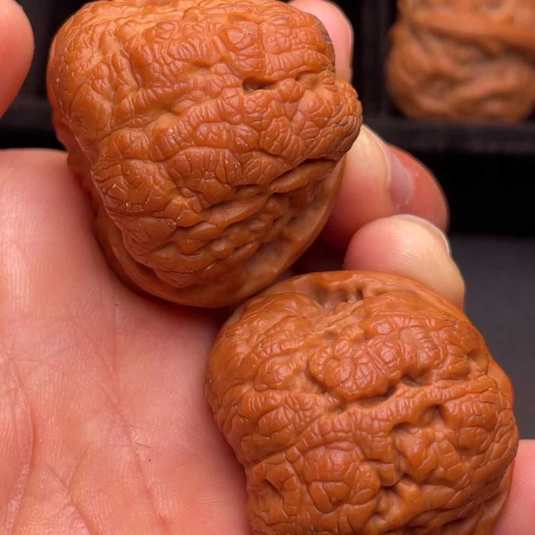 文玩核桃把件秦岭野生核桃