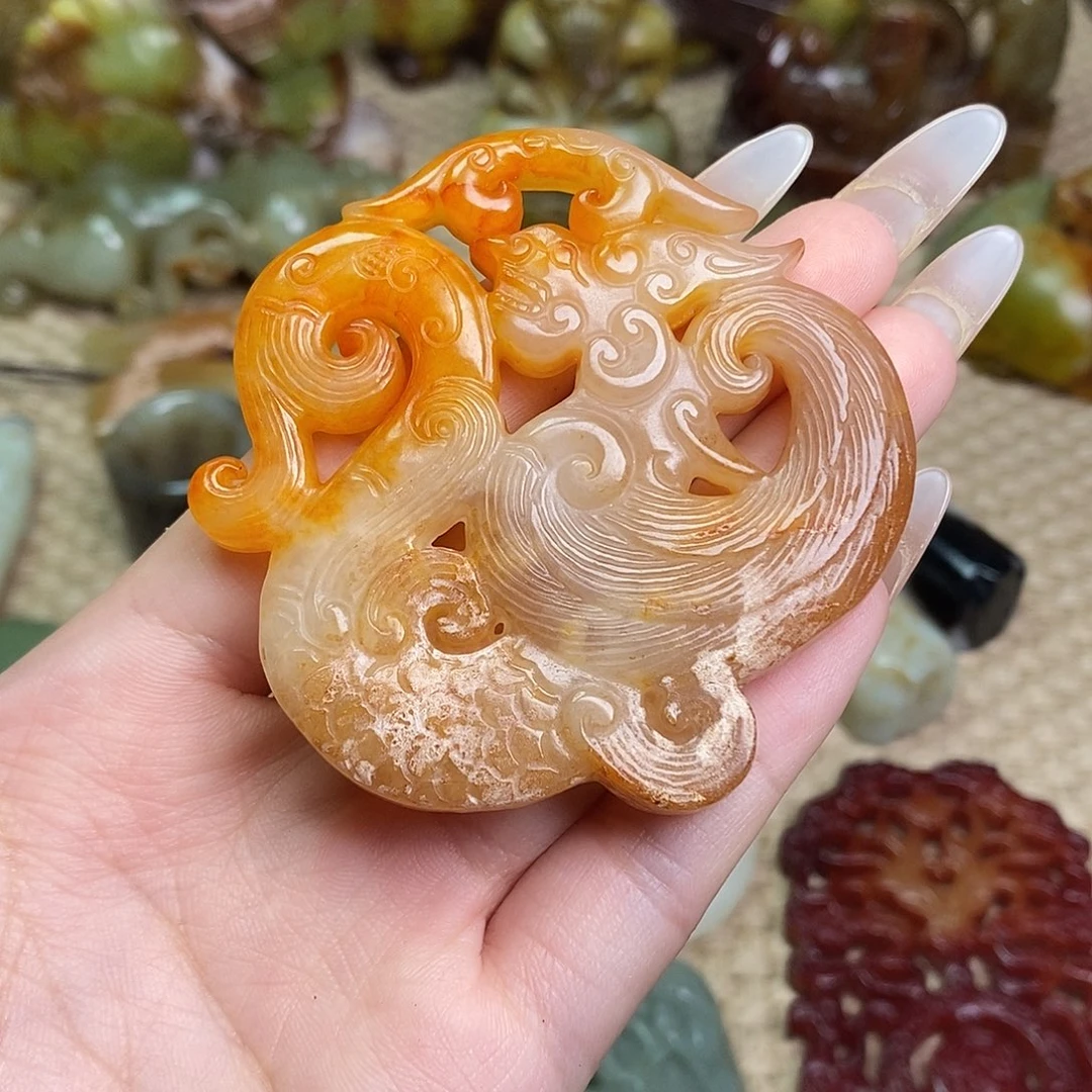 未镶嵌蛇纹石玉颈饰