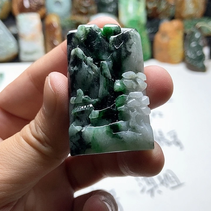 翡翠未镶嵌颈饰翡翠a货