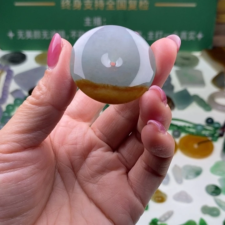 翡翠未镶嵌挂件天然翡翠