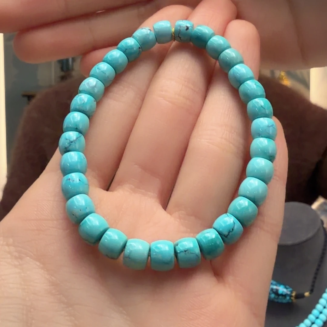 绿松石未镶嵌颈饰