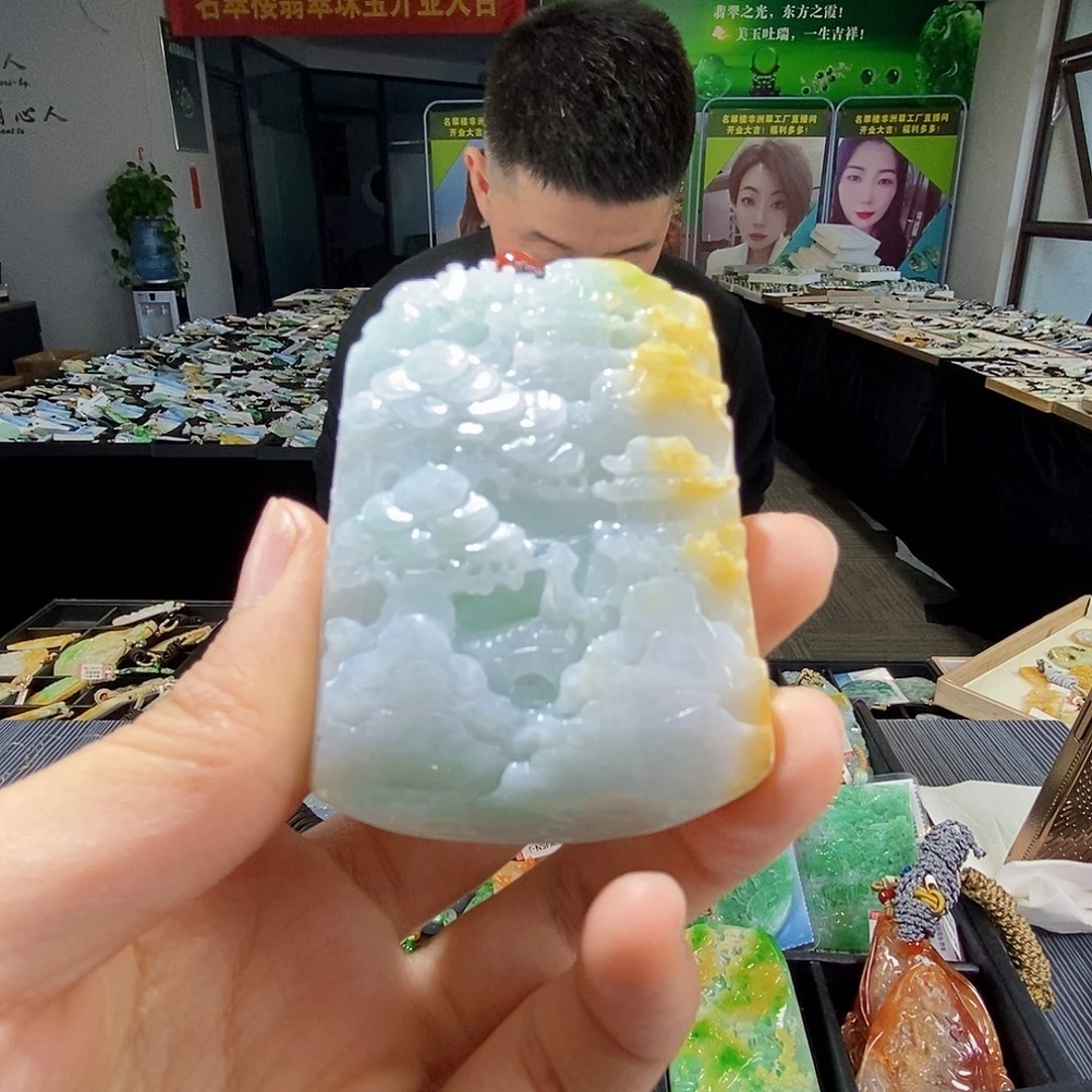 颈饰未镶嵌翡翠翡翠