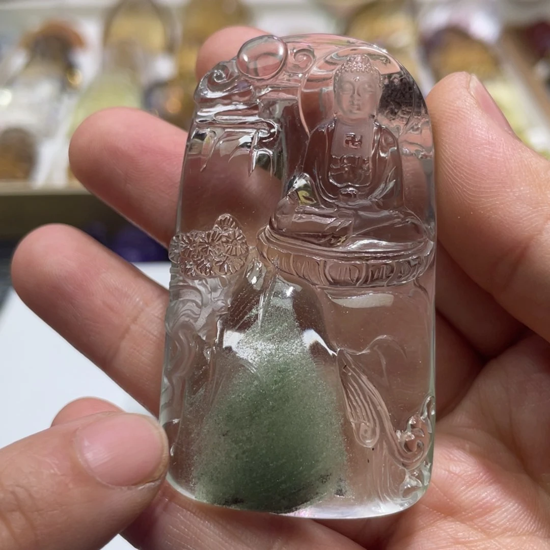 水晶颈饰未镶嵌粘***叔定制