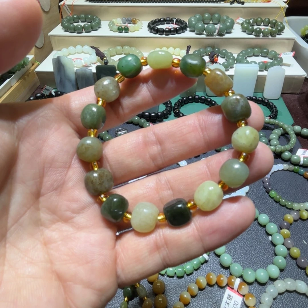 和田玉手链未镶嵌