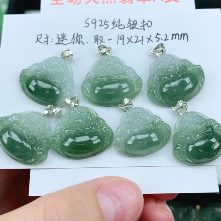 翡翠挂件银S925镶嵌多样性发其1