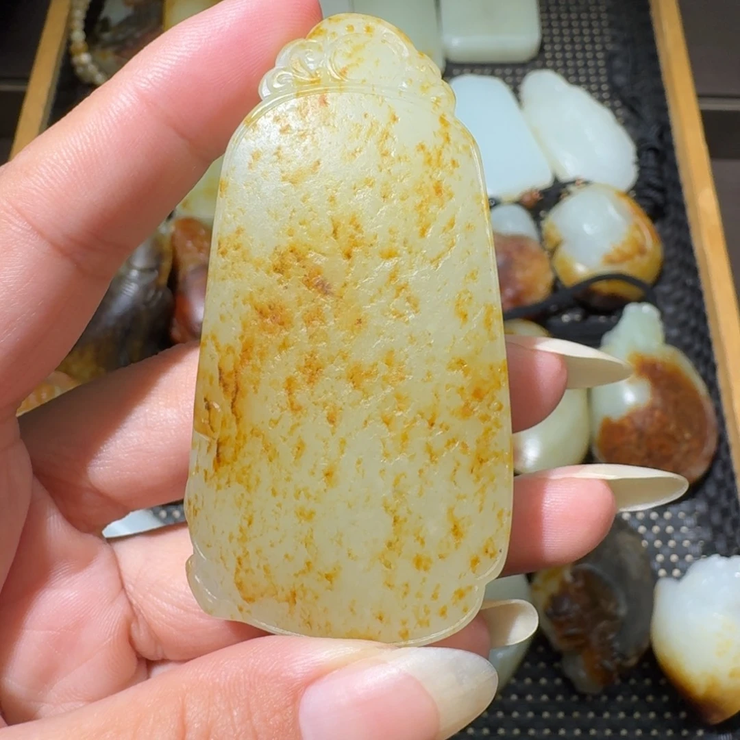 吊坠(不含链)未镶嵌和田玉