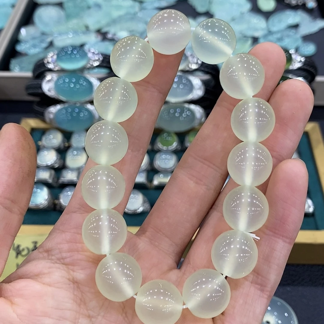 【闪购商品】未镶嵌蛇纹石玉手串
