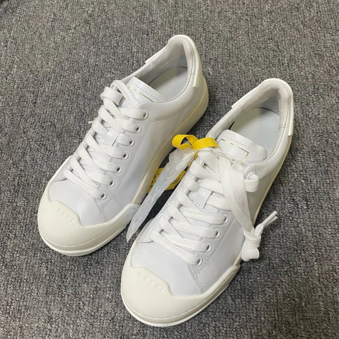 未使用 MARNI （有盒）标志性低帮系带低帮时尚板鞋 36码/10621