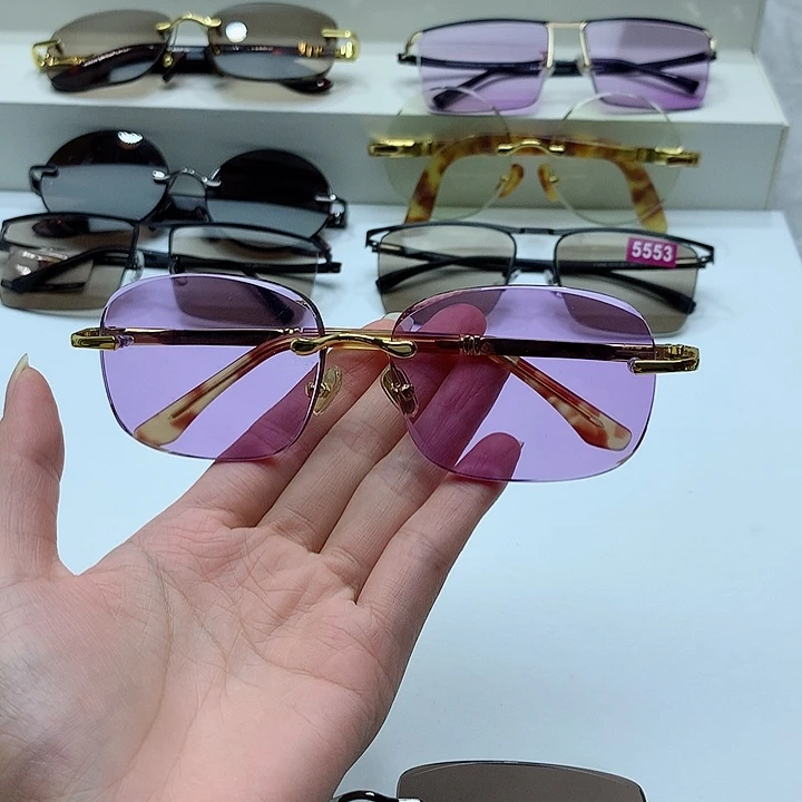 紫水晶方圆款式眼镜