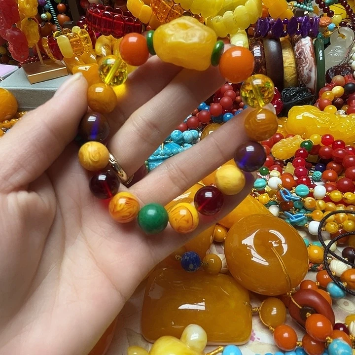 树脂制品420多宝原石手链