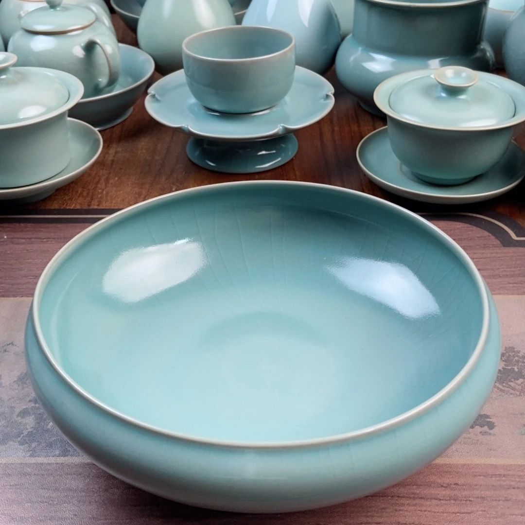 摆件瓷原产地原矿汝瓷～茶器