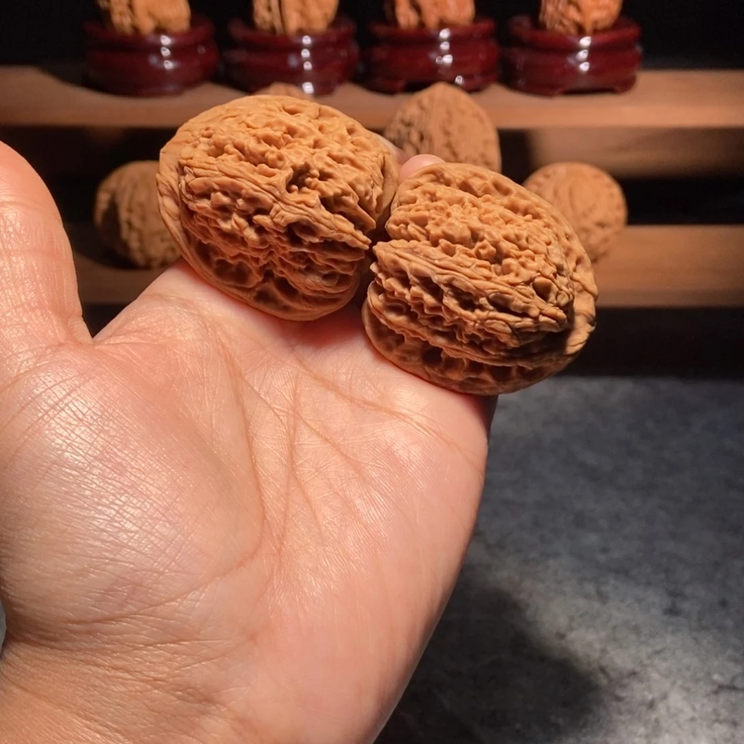 @***@核桃手串/手链40全品南疆红皮正