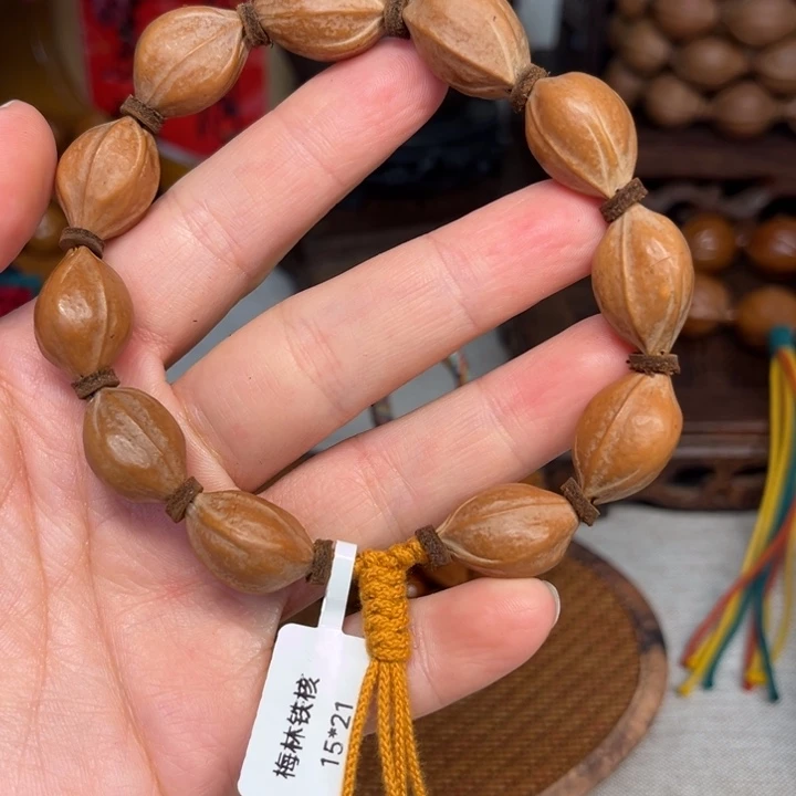 无***谓橄榄核手串/手链梅林铁核1.5*2.1