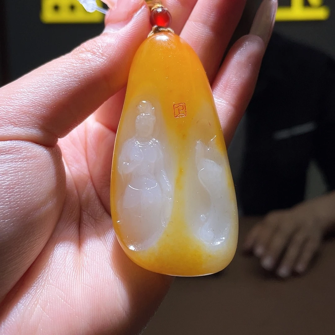 和田玉未镶嵌颈饰D2