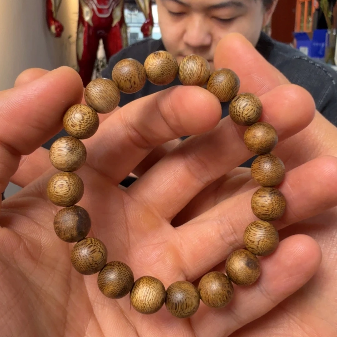 沉香手串每日一漏 10mm圆珠 性价比第一