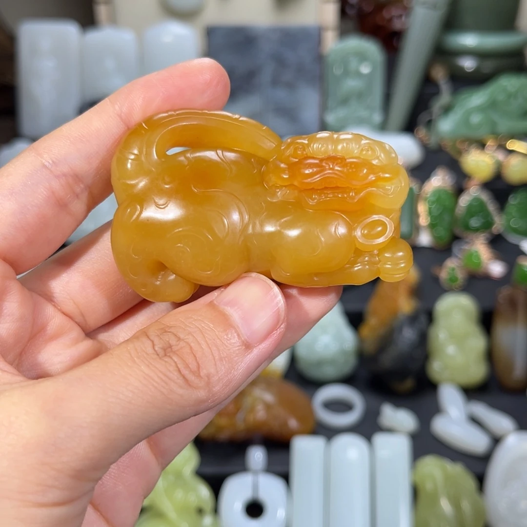 和田玉未镶嵌吊坠(不含链)老***苏