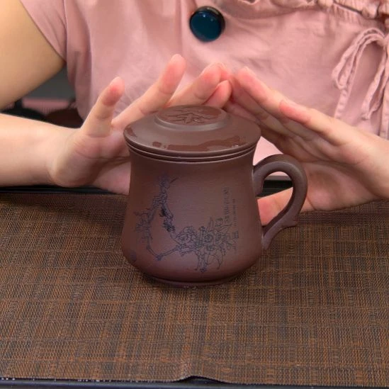 紫砂茶杯高货放漏
