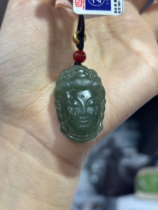 2685 和田玉挂饰34.5*22.5*12.3mm 多样性发其一