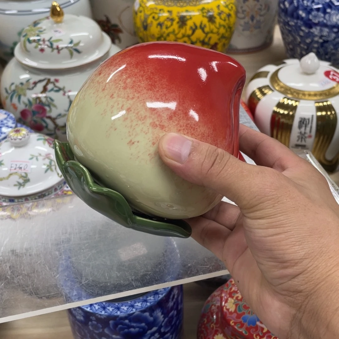 瓷片精品茶叶罐高端茶叶罐123456