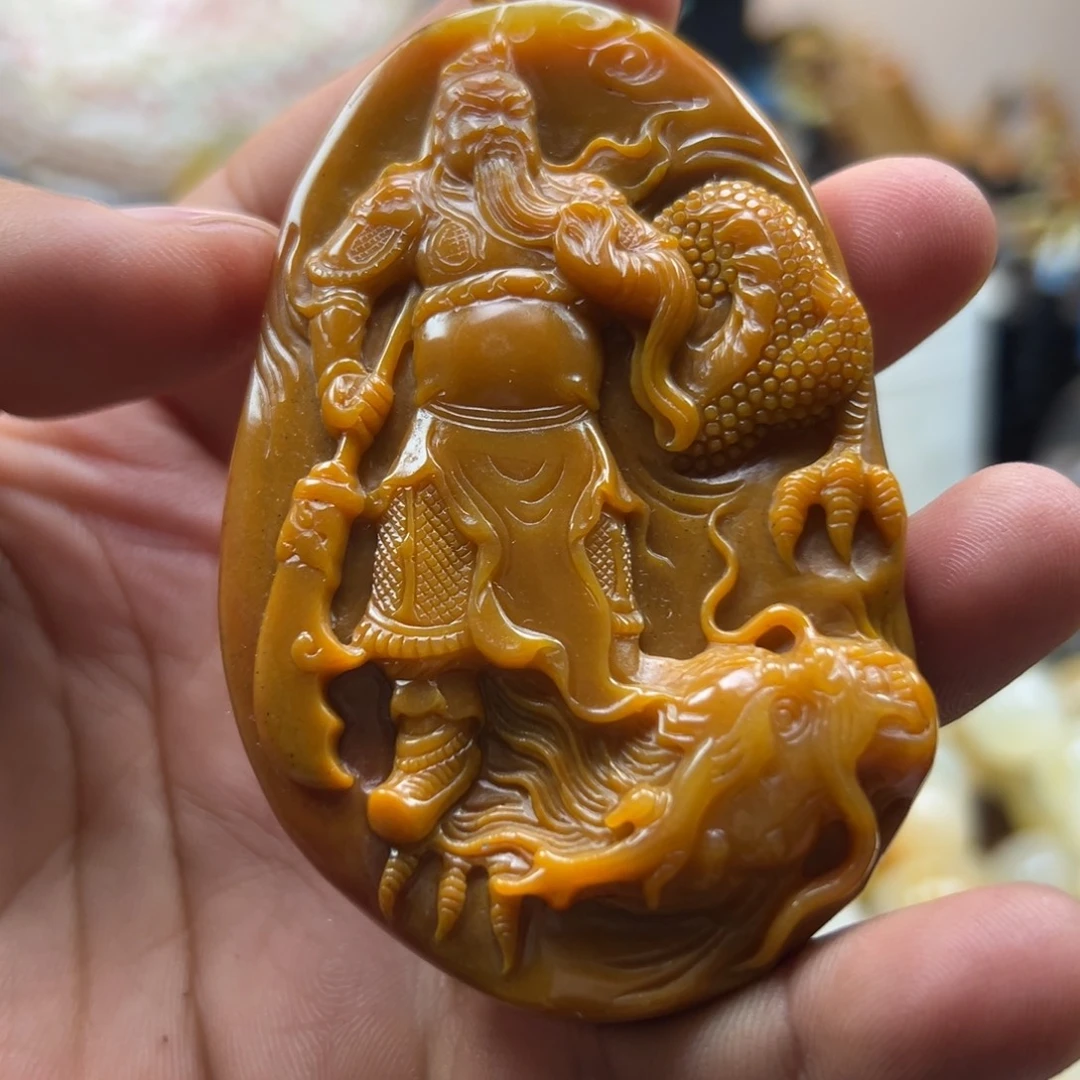 石英质玉（黄龙玉）未镶嵌hly