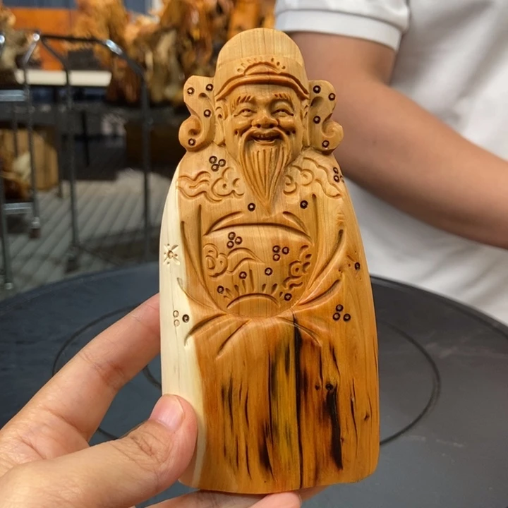 柏木（崖柏）手把件