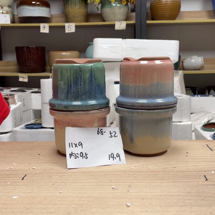 紫砂花盆多肉花盆微瑕52