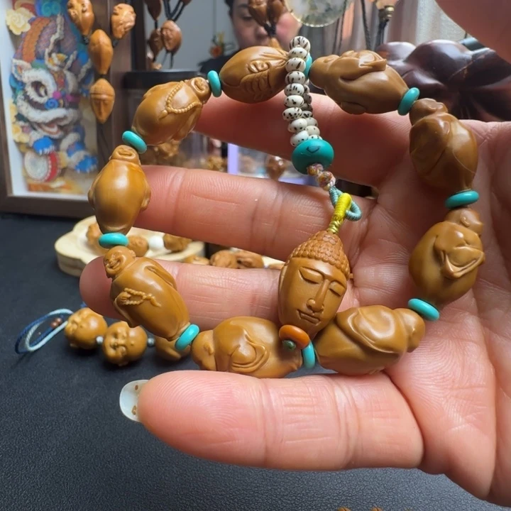 橄榄核手串/手链小弥勒
