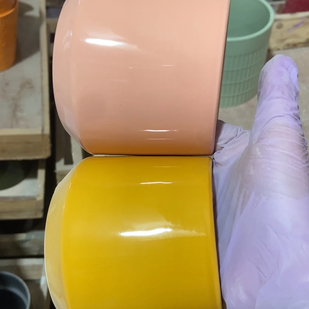 红陶微瑕高温陶瓷花盆