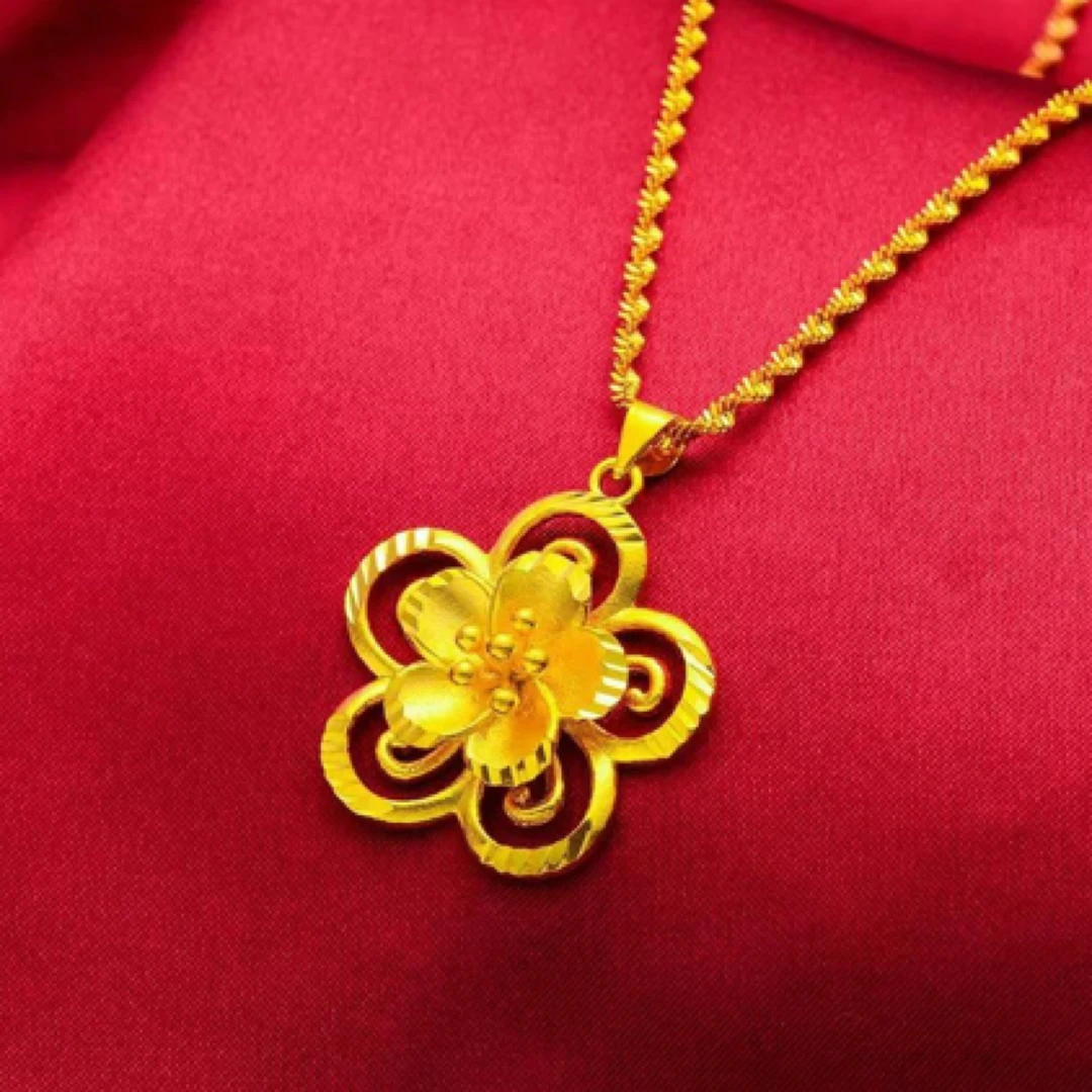 精美五福花百搭时尚个性