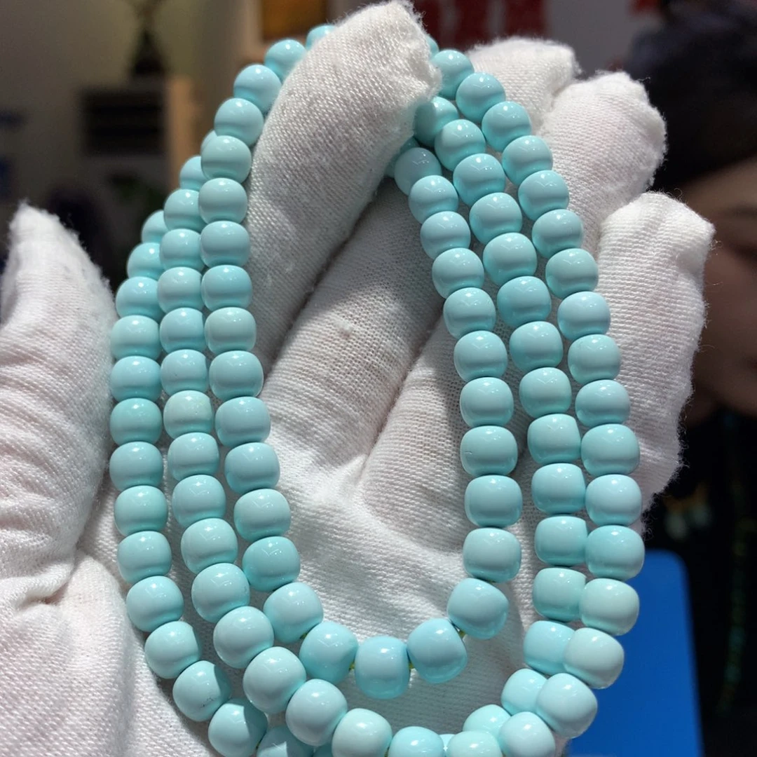 未镶嵌绿松石长链