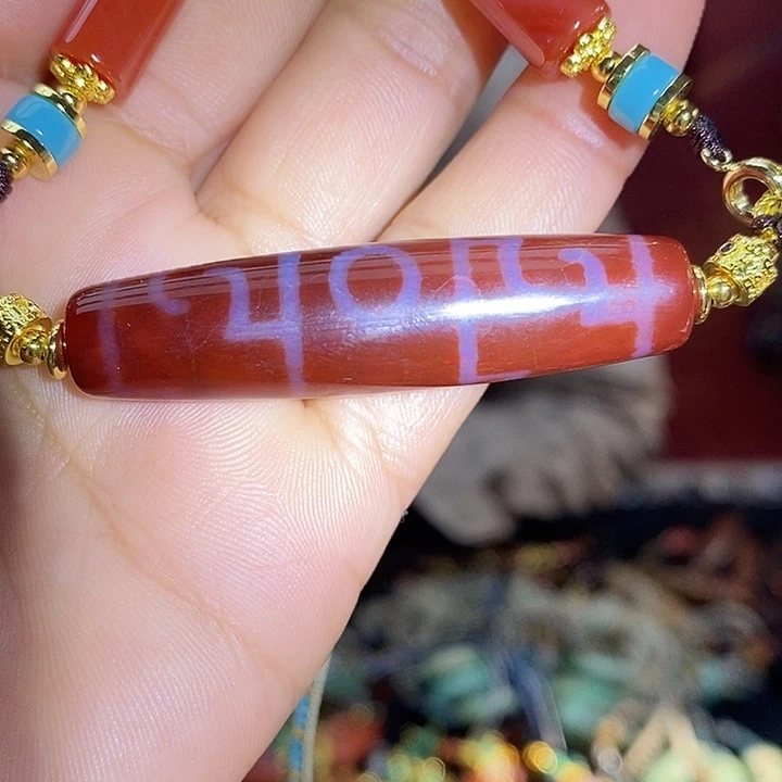 玛瑙/玉髓合金颈饰