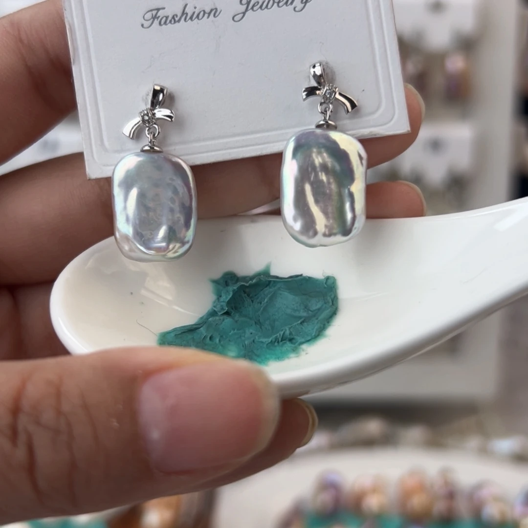 淡水珍珠耳饰未镶嵌