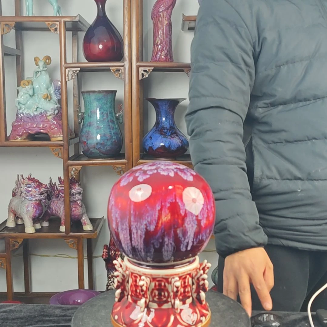 摆件神后镇钧瓷摆件