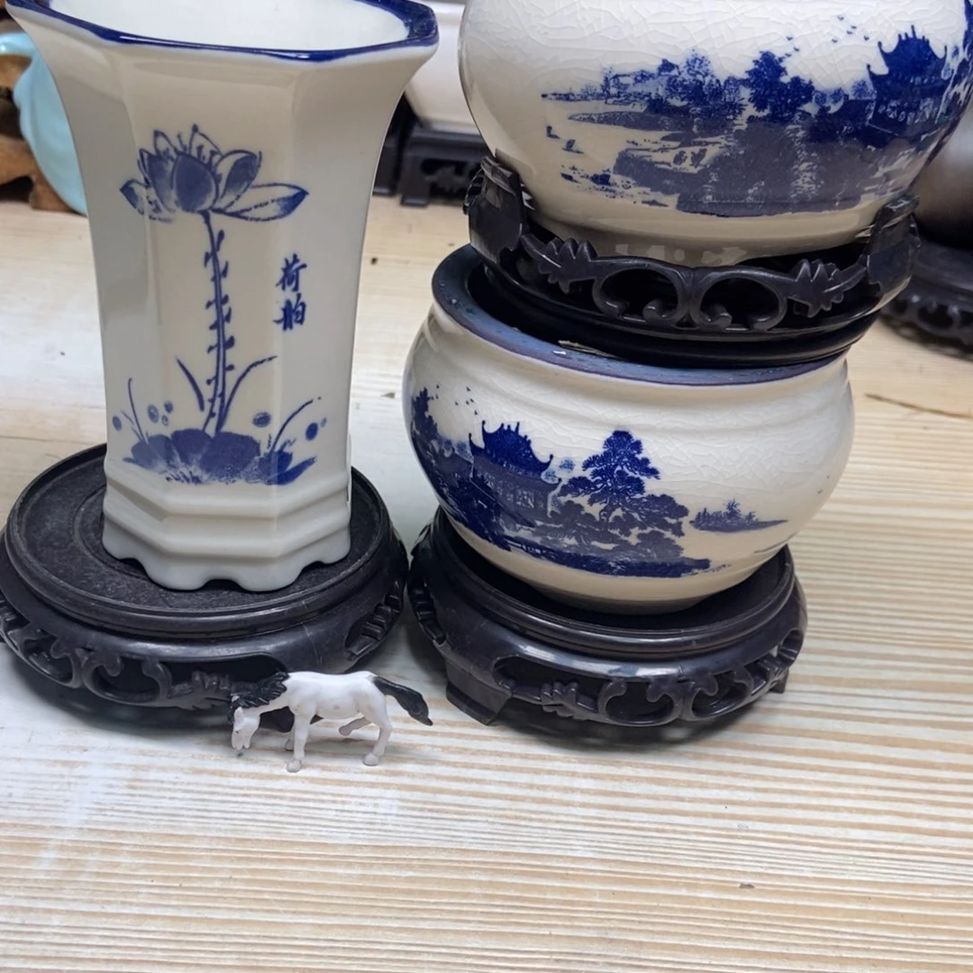瓷片陶瓷花盆陶瓷艺术