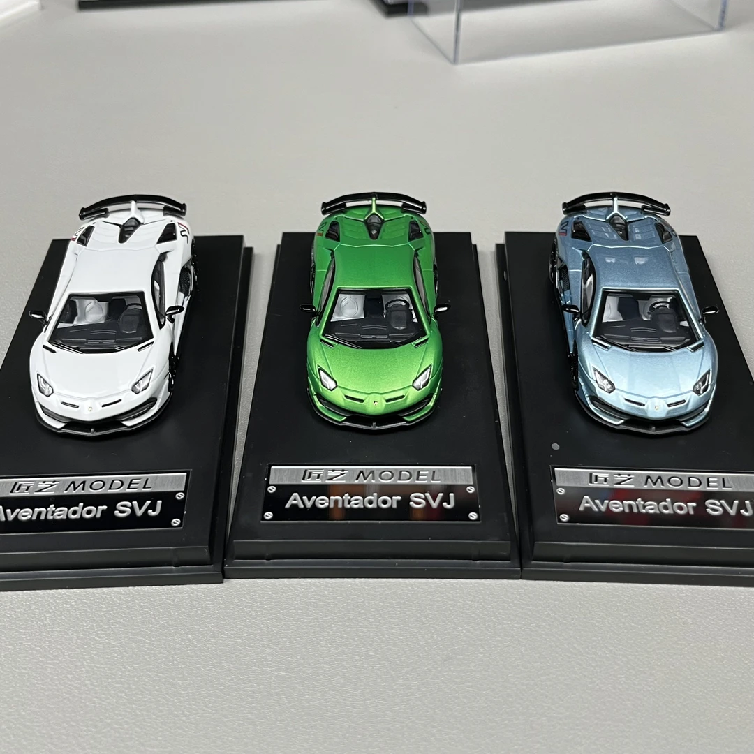 MJ 匠艺 1:64 兰博基尼Aventador SVJ LP770-4 大牛 合金汽车模型