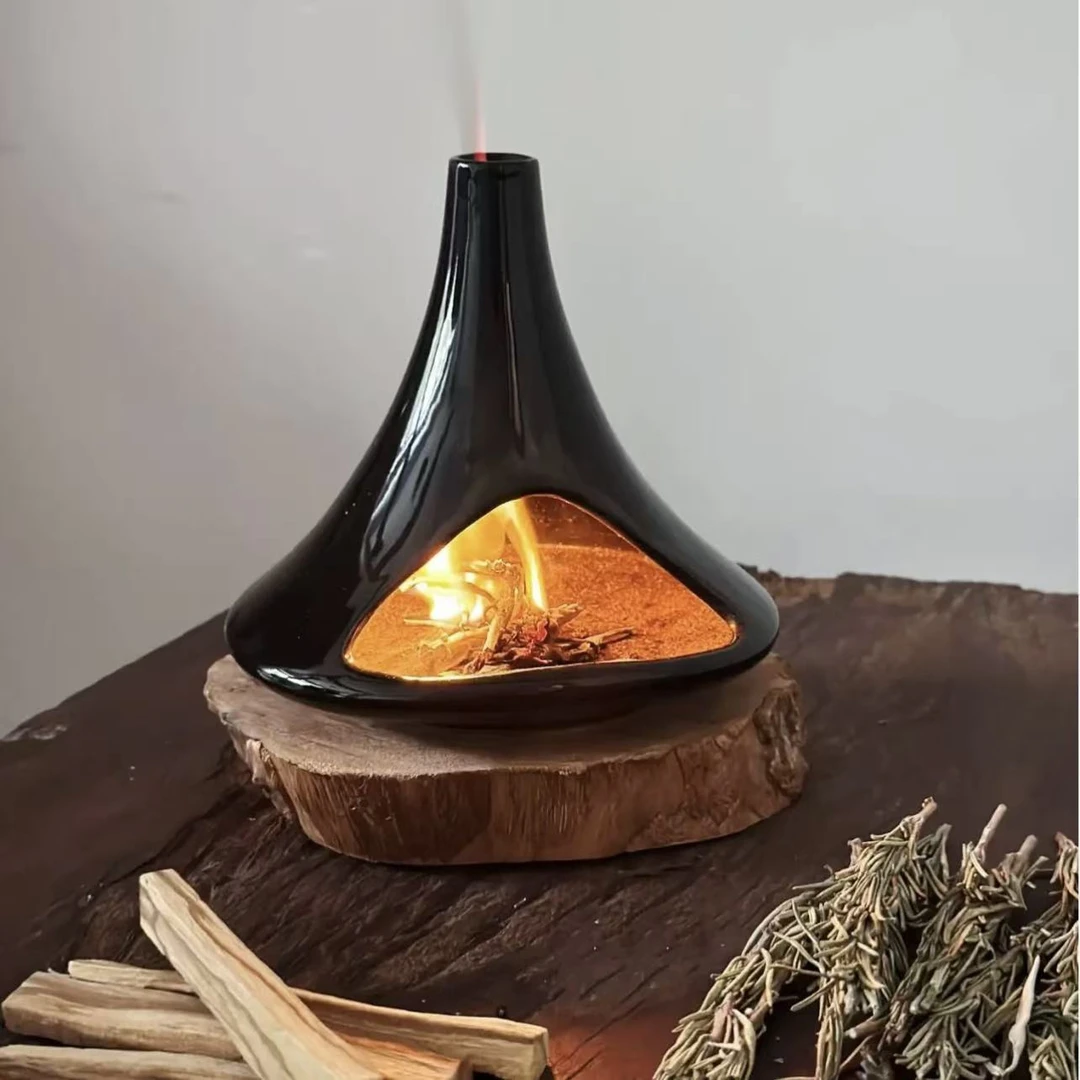 藏香柏圣木香炉家用公司店铺通用