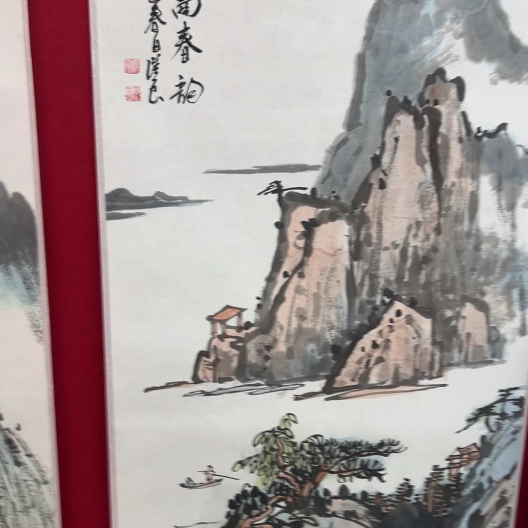 国画绘画作品在国内外